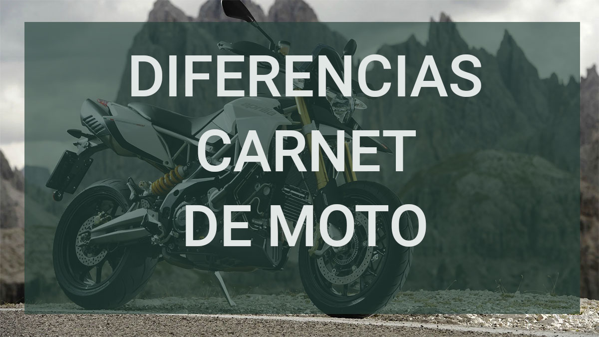 Diferencias Carnet de moto A1, A2, A y AM ¿Qué motos puedes conducir con cada uno?